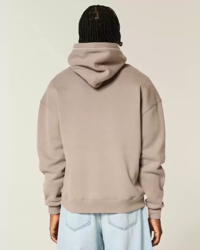 Boxy Contrast Stitch -huppari Boxy Contrast Stitch -huppari