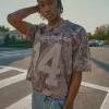 Boxy Crop Camo Dodge Graphic Jersey Boxy Crop Camo Dodge Graphic Jersey