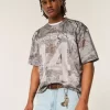 Boxy Crop Camo Dodge Graphic Jersey Boxy Crop Camo Dodge Graphic Jersey