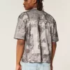 Boxy Crop Camo Dodge Graphic Jersey Boxy Crop Camo Dodge Graphic Jersey
