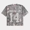 Boxy Crop Camo Dodge Graphic Jersey Boxy Crop Camo Dodge Graphic Jersey