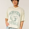 Boxy Crop Fairview Football Graphic Jersey Boxy Crop Fairview Football Graphic Jersey