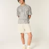 Boxy Crop Heavyweight Camo Crew T-paita