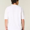 Boxy Crop Heavyweight Crew T-paita