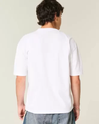 Boxy Crop Heavyweight Crew T-paita