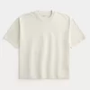 Boxy Crop Heavyweight Crew T-paita