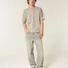 Boxy Crop Heavyweight Leopard Print Crew T-paita