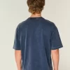 Boxy Crop Heavyweight Washed Crew T-paita Boxy Crop Heavyweight Washed Crew T-paita
