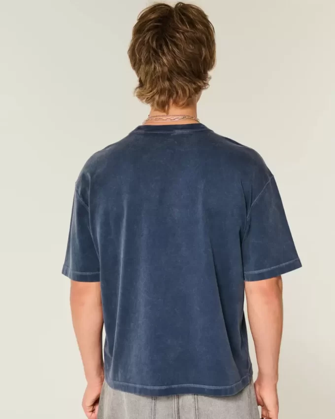 Boxy Crop Heavyweight Washed Crew T-paita Boxy Crop Heavyweight Washed Crew T-paita