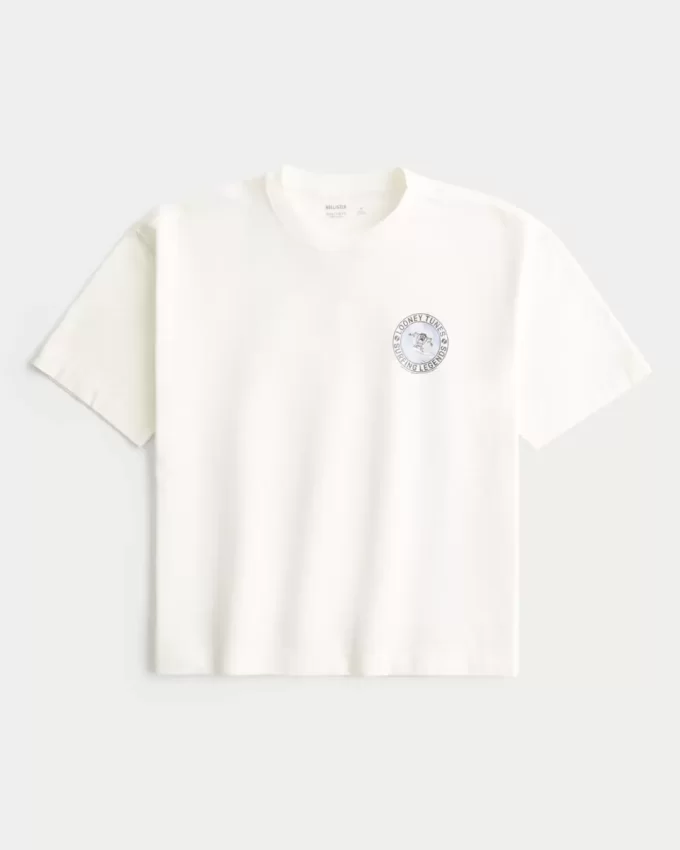 Boxy Crop Looney Tunes Taz Graphic T-paita Boxy Crop Looney Tunes Taz Graphic T-paita