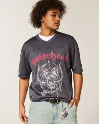 Boxy Crop Mot’rhead Graphic Jersey