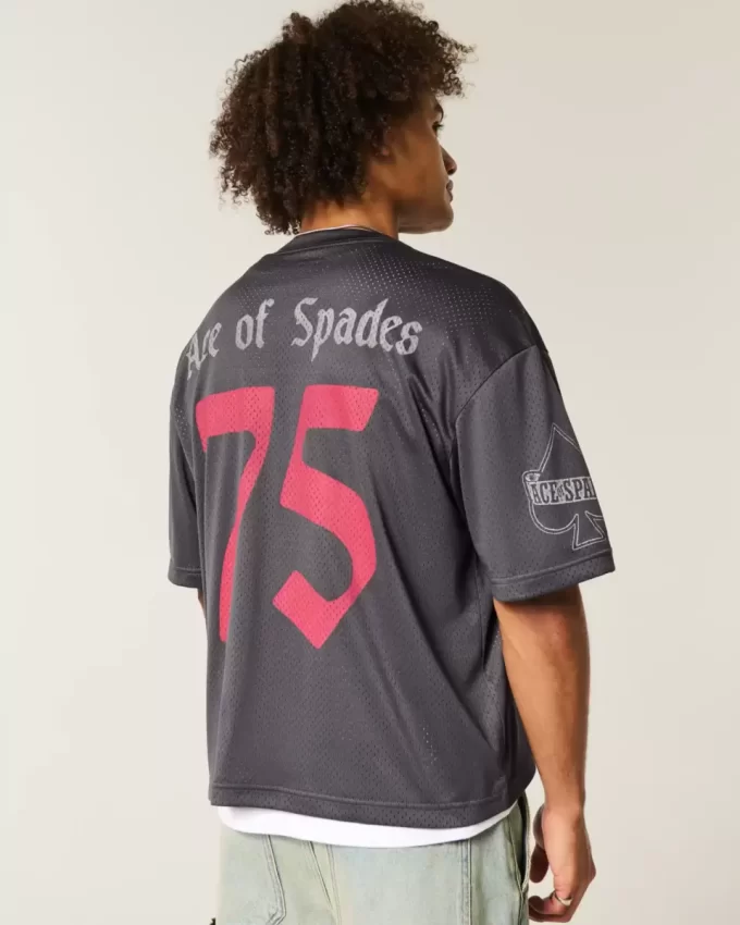 Boxy Crop Mot’rhead Graphic Jersey Boxy Crop Mot’rhead Graphic Jersey
