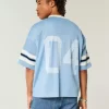 Boxy Crop Number Graphic Jersey Boxy Crop Number Graphic Jersey