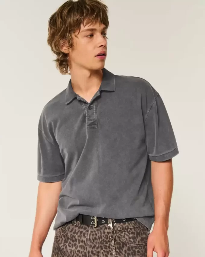 Boxy Crop Pesty Polo