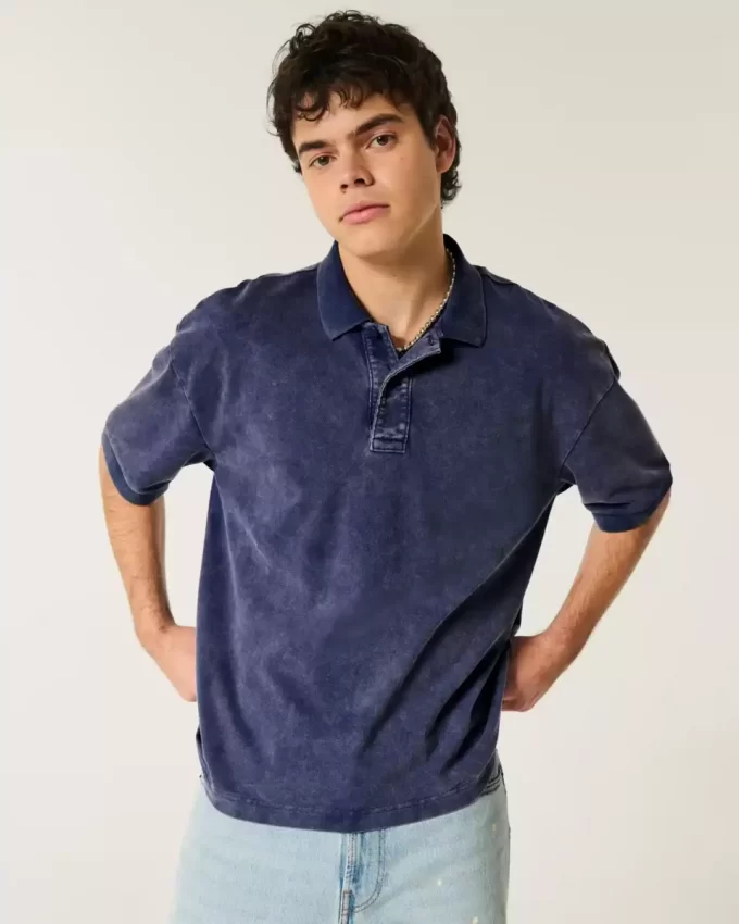 Boxy Crop Pesty Polo