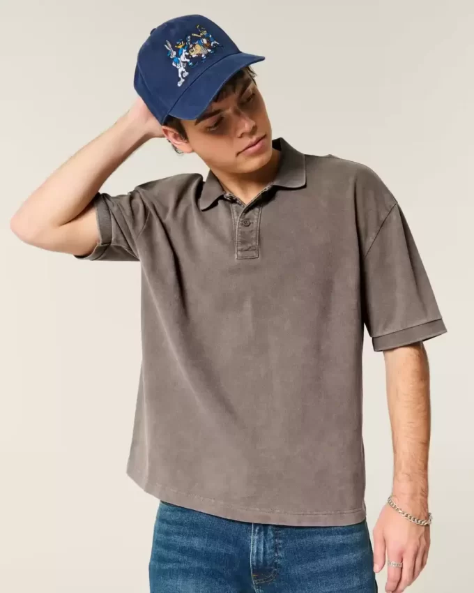 Boxy Crop Pesty Polo