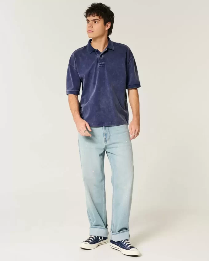Boxy Crop Pesty Polo