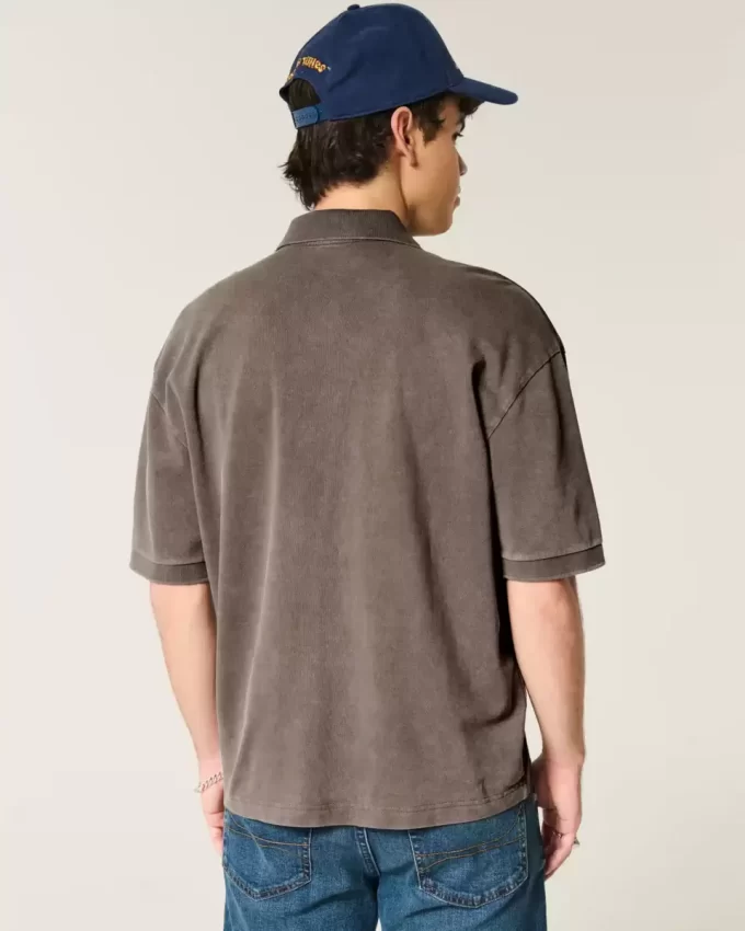 Boxy Crop Pesty Polo