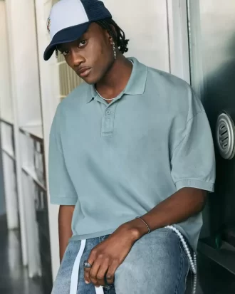 Boxy Crop Polo