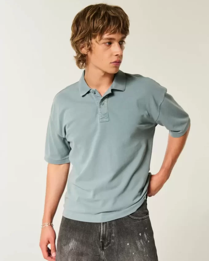 Boxy Crop Polo