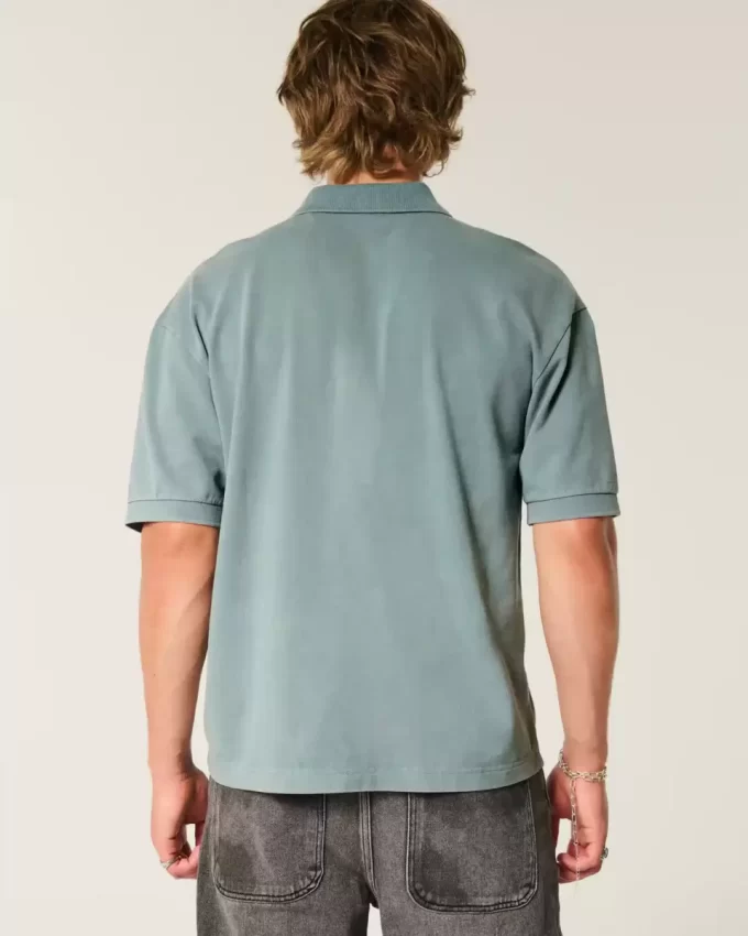 Boxy Crop Polo