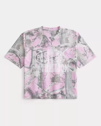 Boxy Crop Posty Co. Graphic Jersey