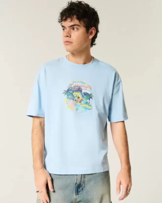 Boxy Crop SpongeBob SquarePants Graafinen T-paita