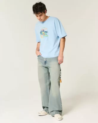 Boxy Crop SpongeBob SquarePants Graafinen T-paita