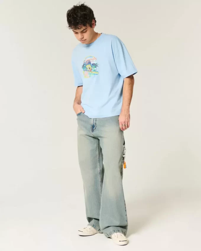 Boxy Crop SpongeBob SquarePants Graafinen T-paita Boxy Crop SpongeBob SquarePants Graafinen T-paita