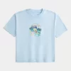 Boxy Crop SpongeBob SquarePants Graafinen T-paita Boxy Crop SpongeBob SquarePants Graafinen T-paita