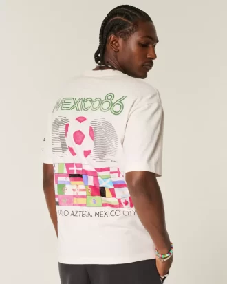 Boxy FIFA World Cup Meksiko 1986 Graphic T-paita Boxy FIFA World Cup Meksiko 1986 Graphic T-paita