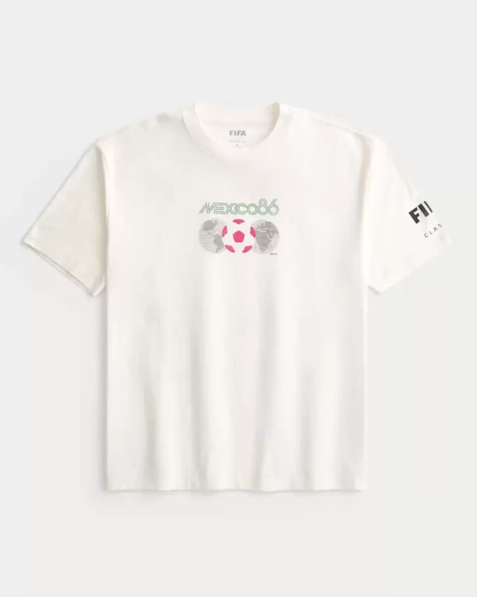 Boxy FIFA World Cup Meksiko 1986 Graphic T-paita Boxy FIFA World Cup Meksiko 1986 Graphic T-paita