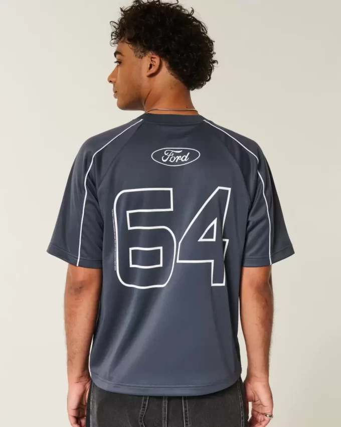 Boxy Ford Mustang Graphic Soccer Jersey Boxy Ford Mustang Graphic Soccer Jersey