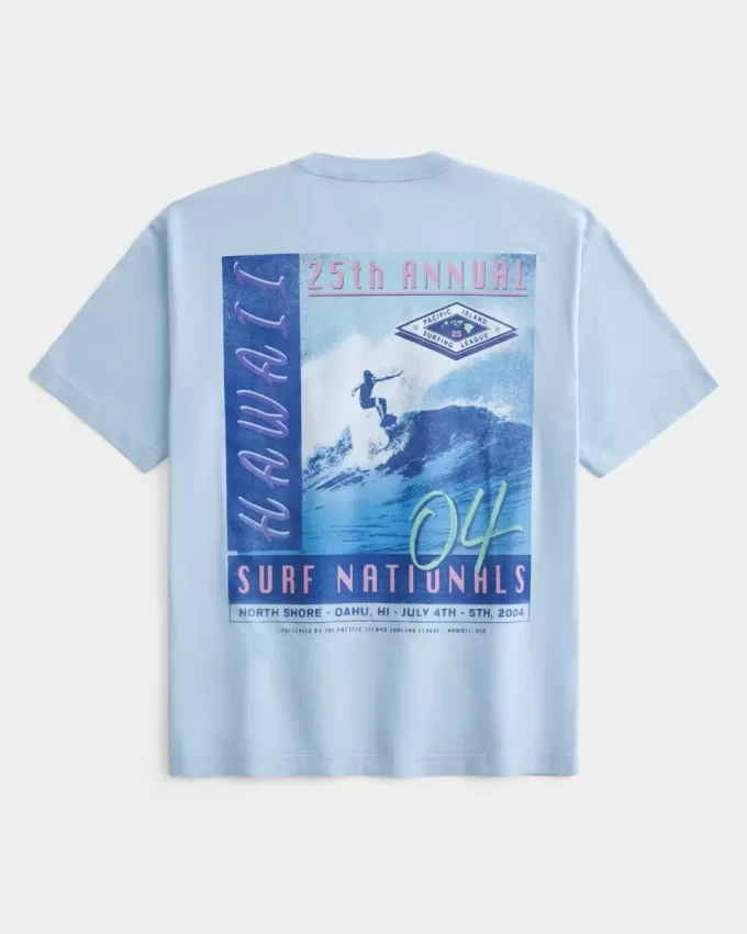 Boxy Hawaii Surf Graphic T-paita Boxy Hawaii Surf Graphic T-paita