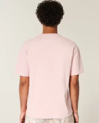 Boxy Heavyweight Amalfi Coast Graphic T-paita