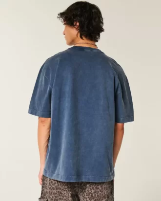 Boxy Heavyweight Athens Graphic T-paita Boxy Heavyweight Athens Graphic T-paita