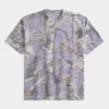 Boxy Heavyweight Camo Crew T-paita