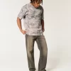 Boxy Heavyweight Camo Crew T-paita
