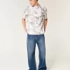 Boxy Heavyweight Camo Crew T-paita