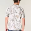 Boxy Heavyweight Camo Crew T-paita