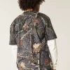 Boxy Heavyweight Camo Crew T-paita