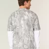 Boxy Heavyweight Camo Crew T-paita