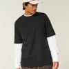 Boxy Heavyweight Cotton Crew T-paita
