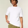 Boxy Heavyweight Cotton Crew T-paita