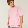 Boxy Heavyweight Cotton Crew T-paita