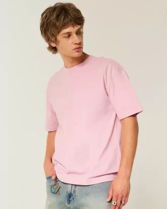 Boxy Heavyweight Cotton Crew T-paita