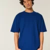 Boxy Heavyweight Cotton Crew T-paita