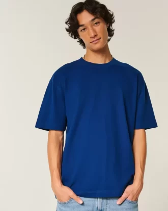 Boxy Heavyweight Cotton Crew T-paita