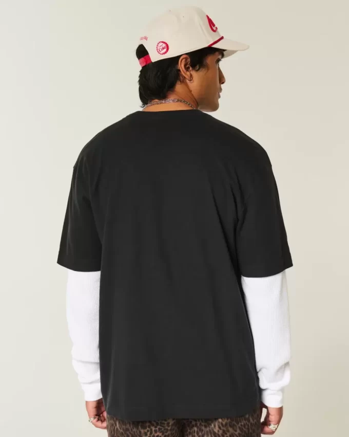 Boxy Heavyweight Cotton Crew T-paita