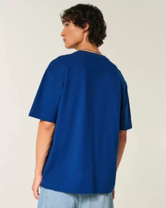 Boxy Heavyweight Cotton Crew T-paita